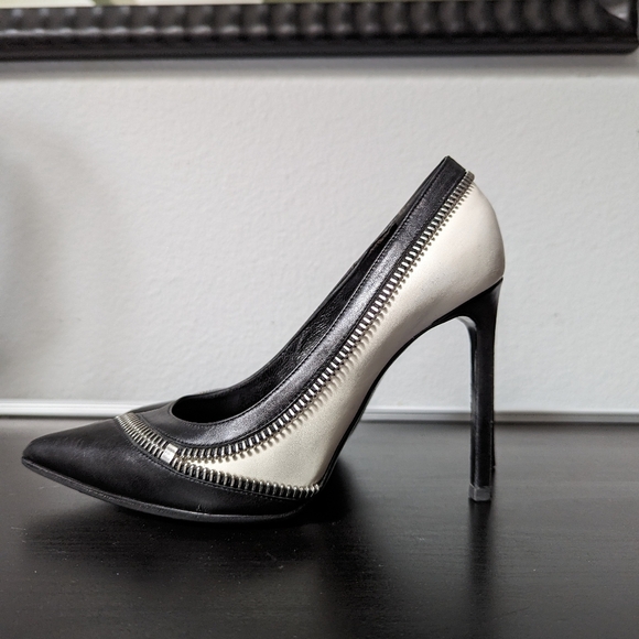 Saint Laurent Color Block Heels (37.5, USW7) - Picture 4 of 8